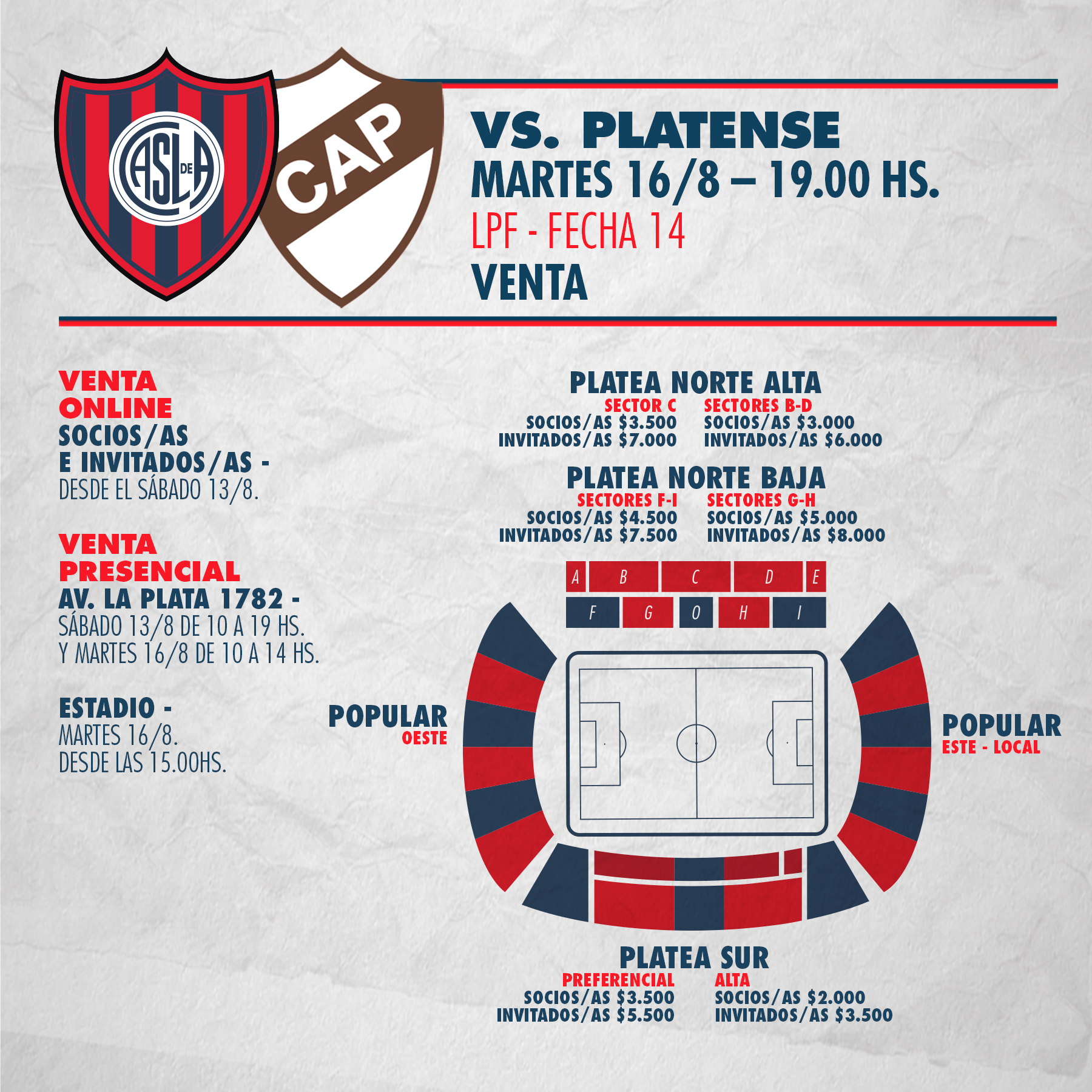 Platense 2 vs San Lorenzo de Almagro res. 14/10/2023 18:00 Football Events  & Result