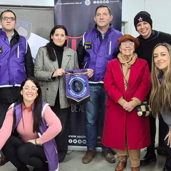 San Lorenzo y la Policía de la Ciudad contra la violencia de género